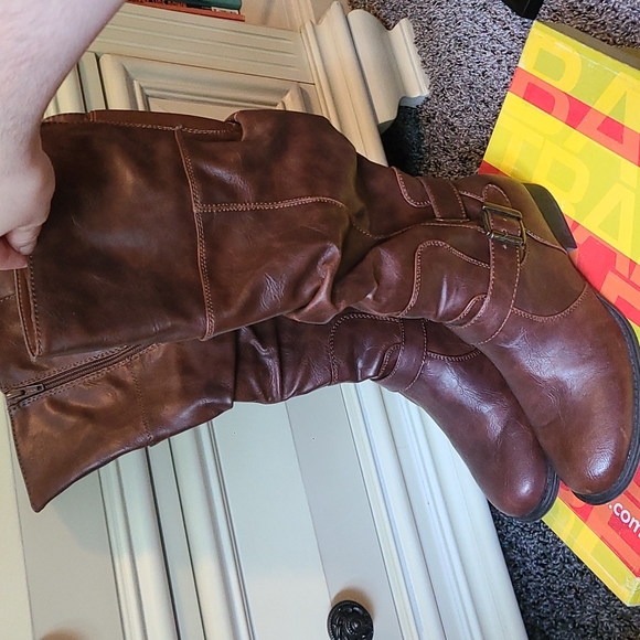 Baretraps Shoes | Baretraps Joey Knee High Boots | Color: Brown/Tan | Size: 8.5 | Kayleythc's Closet